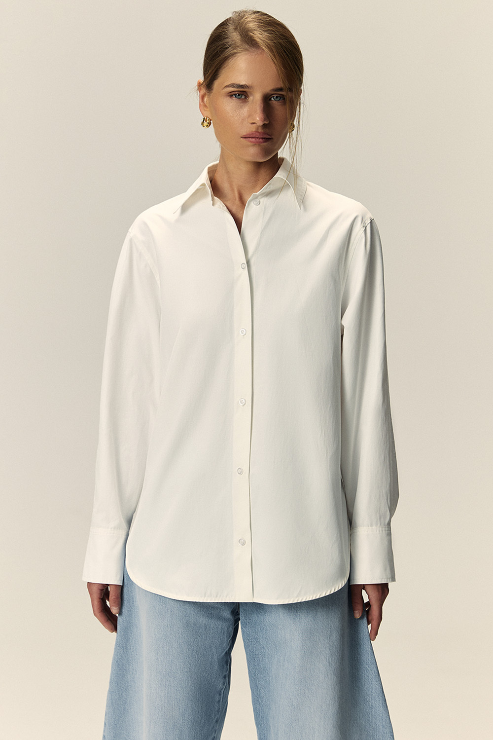 Рубашка классическая из хлопка AMAN Белый