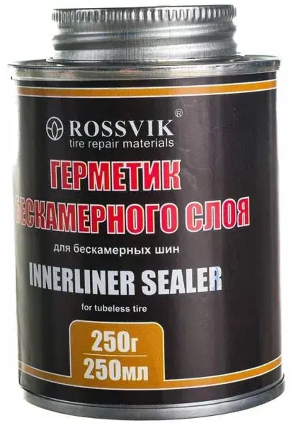 Герметик бескамерного слоя (ROSSVIK) 250 мл (банка с кистью)