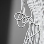 Шпинель синтетическая "Белый агат", 2,2мм, шар