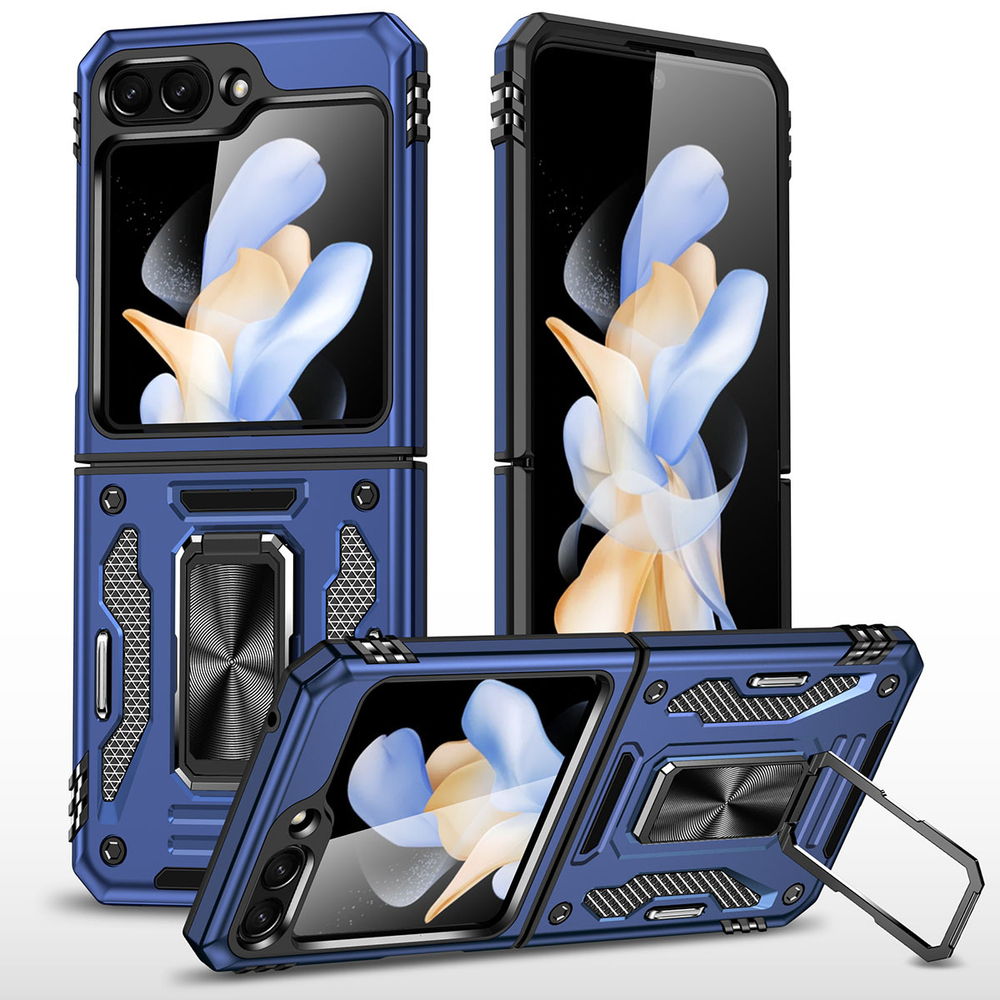 Чехол Safe Case с кольцом и защитой камеры для Samsung Galaxy Z Flip 6