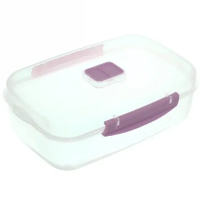 Контейнер пластиковый на защелках «Macarons» 2000мл 23*14,5*7,8см