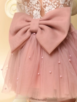 Юбка-пачка фатиновая с бусами