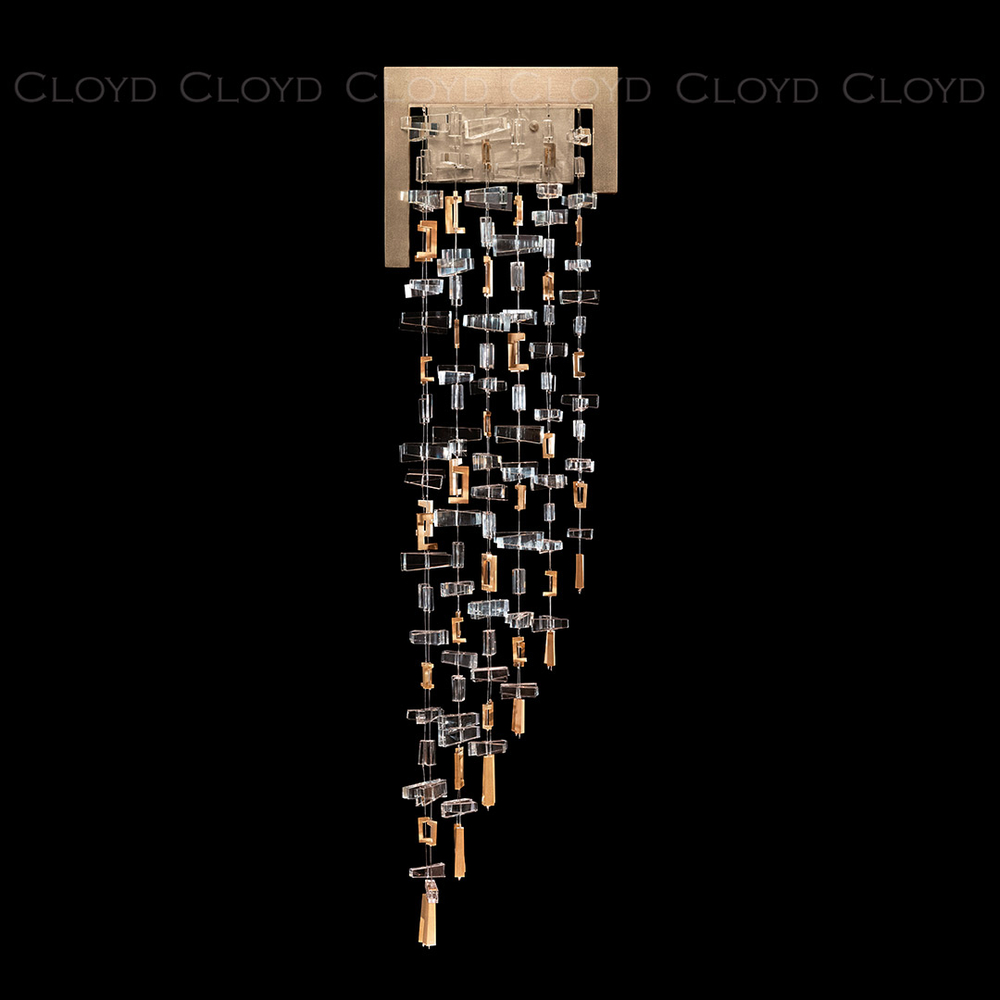 Бра Cloyd APOLLINER W2 / шир. 24 см - латунь (арт.20433)