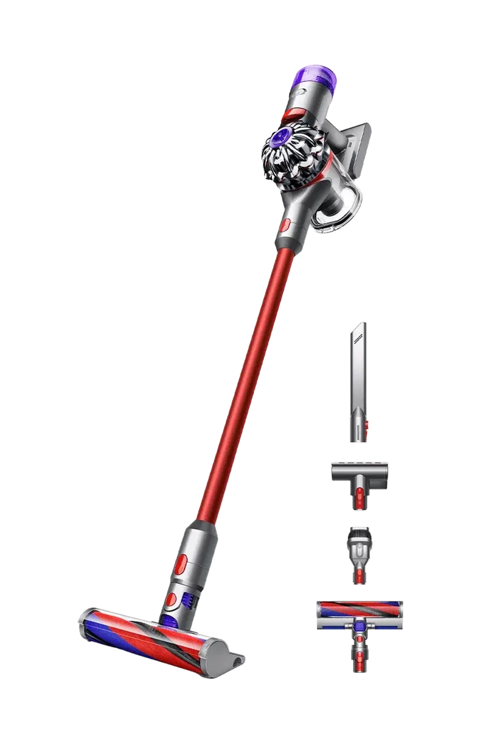 Пылесос вертикальный Dyson V8 Slim Fluffy Red