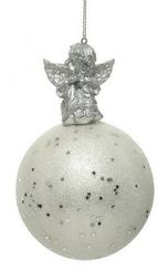 Шар стеклянный Парящий Ангел h-12 см., Kaemingk (030097)