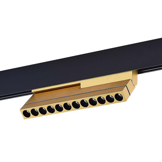 ST805.246.12 Магнитный трековый светильник Золотистый LED 1*12W 4000K 550Lm Ra>90 36° IP20 L220xW22x SKYLINE 48