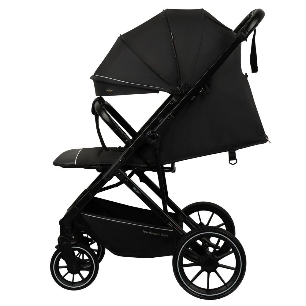 Коляска прогулочная Indigo Delta+ 2026 (черный)