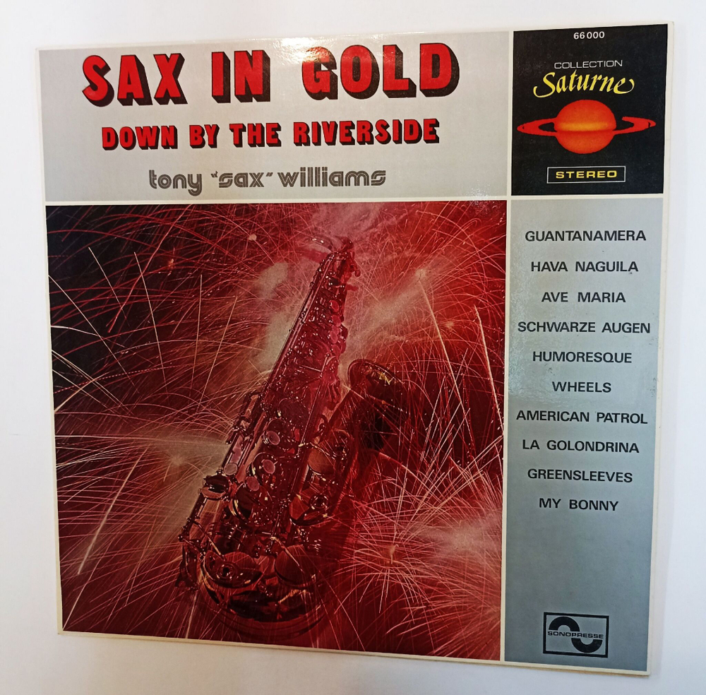 Винтажная виниловая пластинка LP Tony Sax Williams Sax In Gold (France 1975)