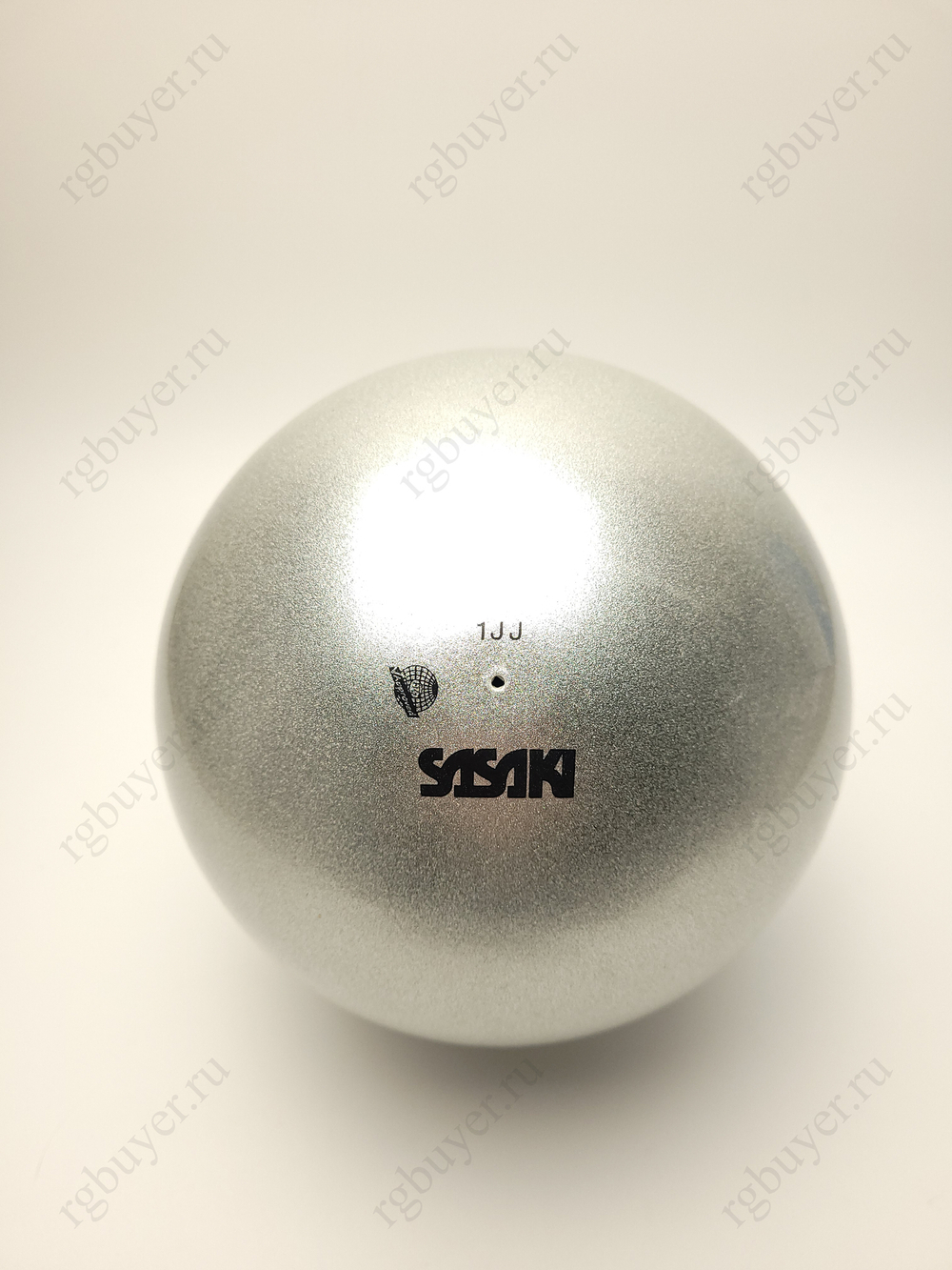 Мяч Sasaki 18,5 см серия "Металлик" Серебряный Si (Silver)