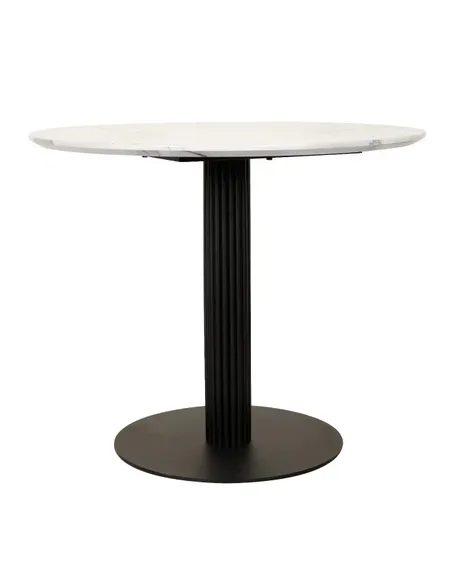 Стол Stem Ø90 см, мрамор