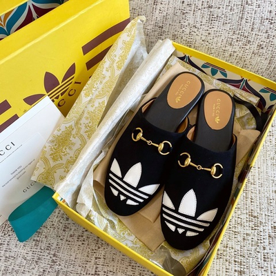 Gucci x Adidas Mules
