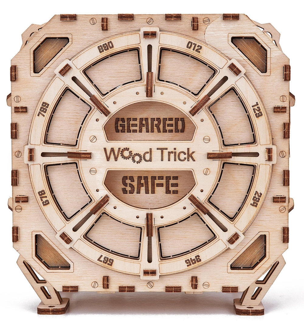 Механическая сборная модель Wood Trick Механический Сейф