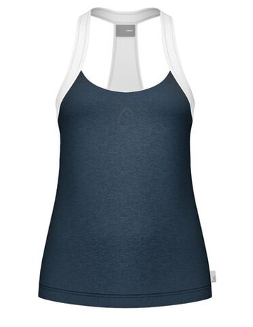 Женский топ теннисный Head Play Tech Tank - небесный