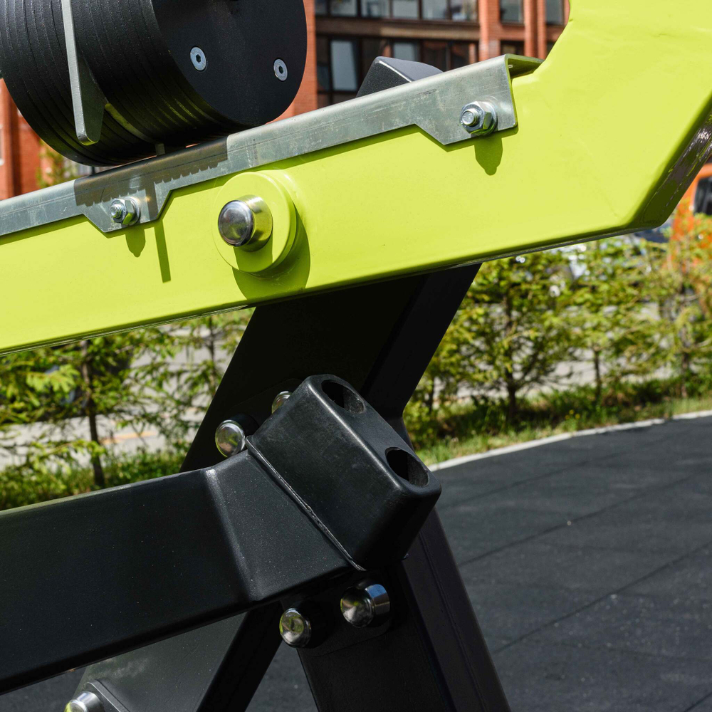 Force-2801 Уличный тренажер Жим вверх с переменной нагрузкой ZAVODSPORTA