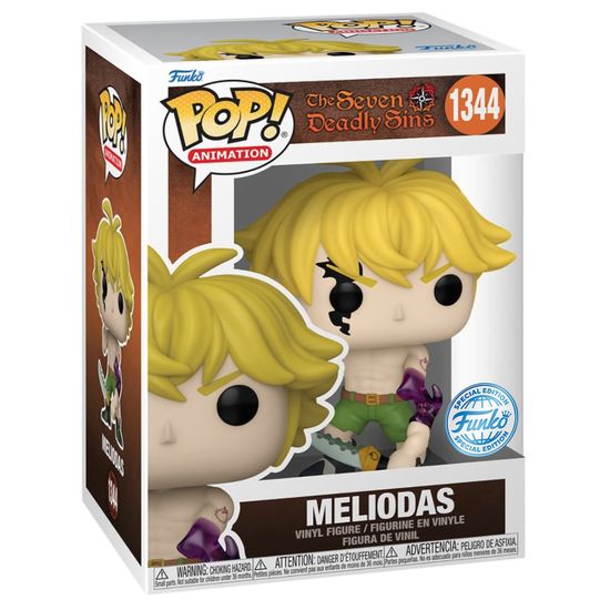 Фигурка Funko POP! Animation Seven Deadly Sins Meliodas (Demon Mode) (Exc) (1344) 63132 / Фигурка Фанко ПОП! по мотивам аниме "Семь смертных грехов", Мелиодас