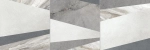 Настенная плитка Alma Ceramica TWU3090ATU27R Anturin 30x90 белая / серая матовая под бетон / под камень / абстракция