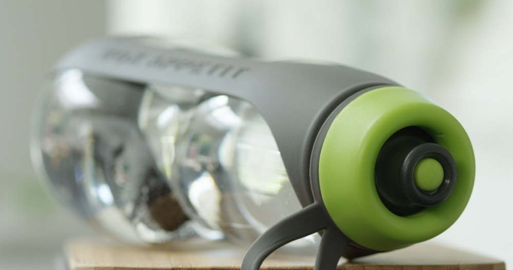 Экобутылка с фильтром black+blum, eau good duo, 700 мл, серо-зеленая