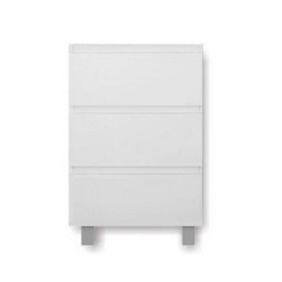 Эстет Рава Тумба 70 см с раковиной 3 ящика без ручек 1070-1420x505 мм