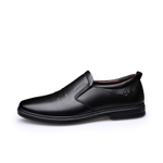 LAORENTOU Top Grain Cow Leather Casual Leather Shoes Men"s