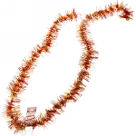 Мишура 2м 9см «Фейерверк» красный/золото