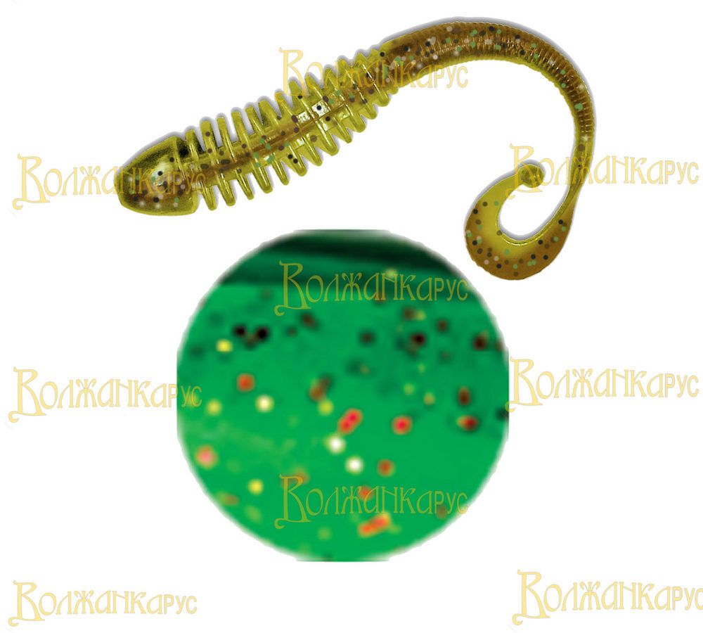 Volzhanka Tailed Worm 130 цвет 1001 (в упак. 6шт)