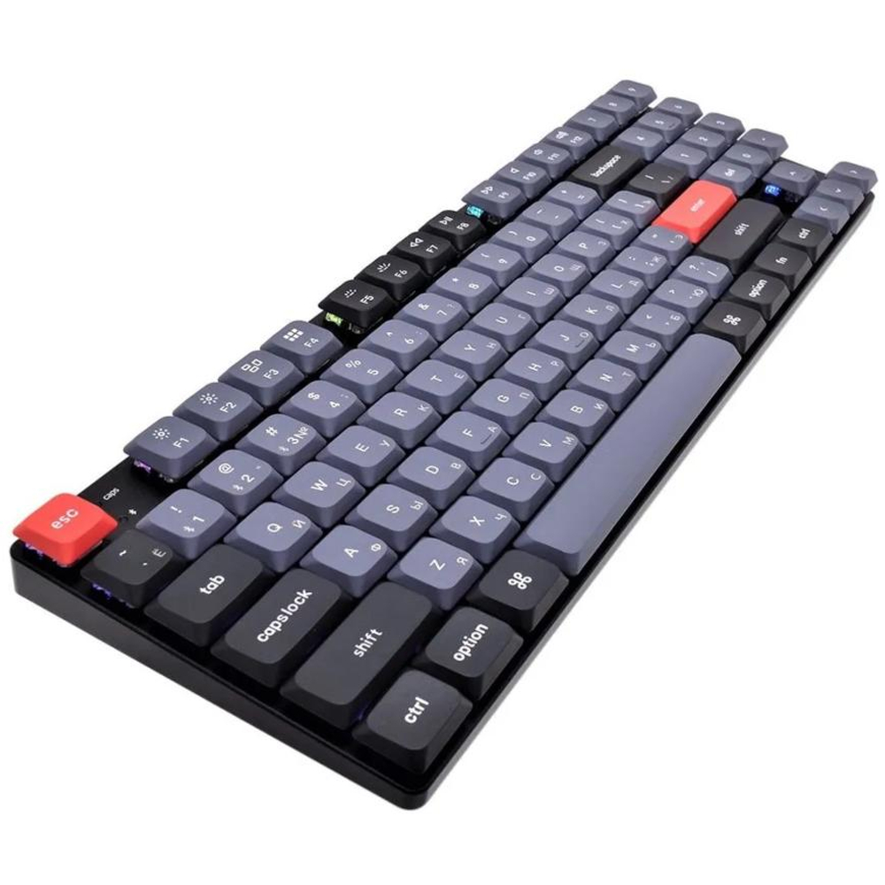 Беспроводная механическая клавиатура Keychron K13 Pro (Чёрный | Black) Русифицированная раскладка ANSI 80% с цифровым блоком. Ультратонкая. Есть RGB-подсветка, Hot-Swap и QMK/VIA