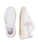 Кожаные кроссовки slim out of office OFF-WHITE - белый(OWIA276S 24LEA001)