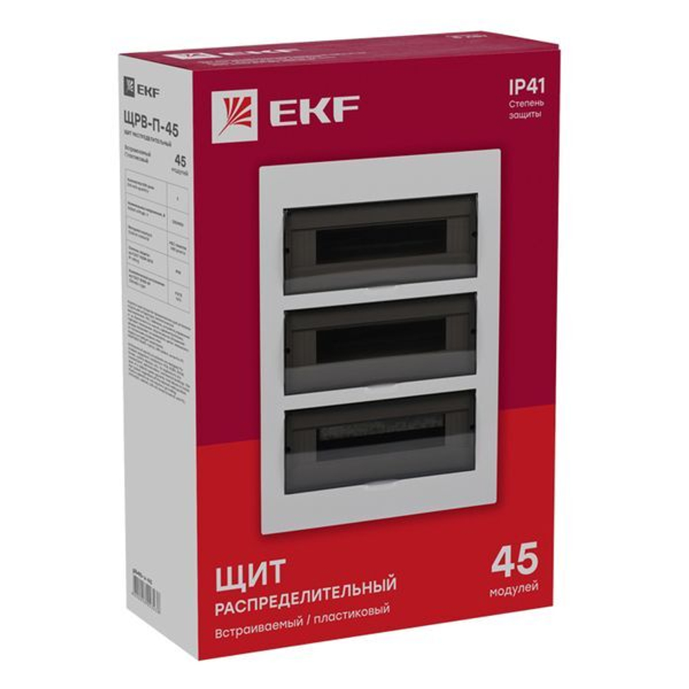 Щит распределительный встраиваемый EKF pb40-v-45