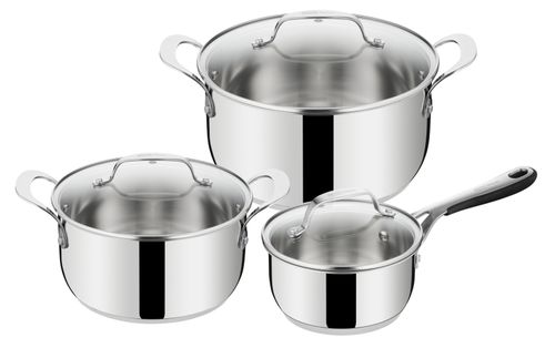 Набор посуды Tefal Jamie Oliver Kitchen Essentials 6 предметов 16/20/24 см E313S674
