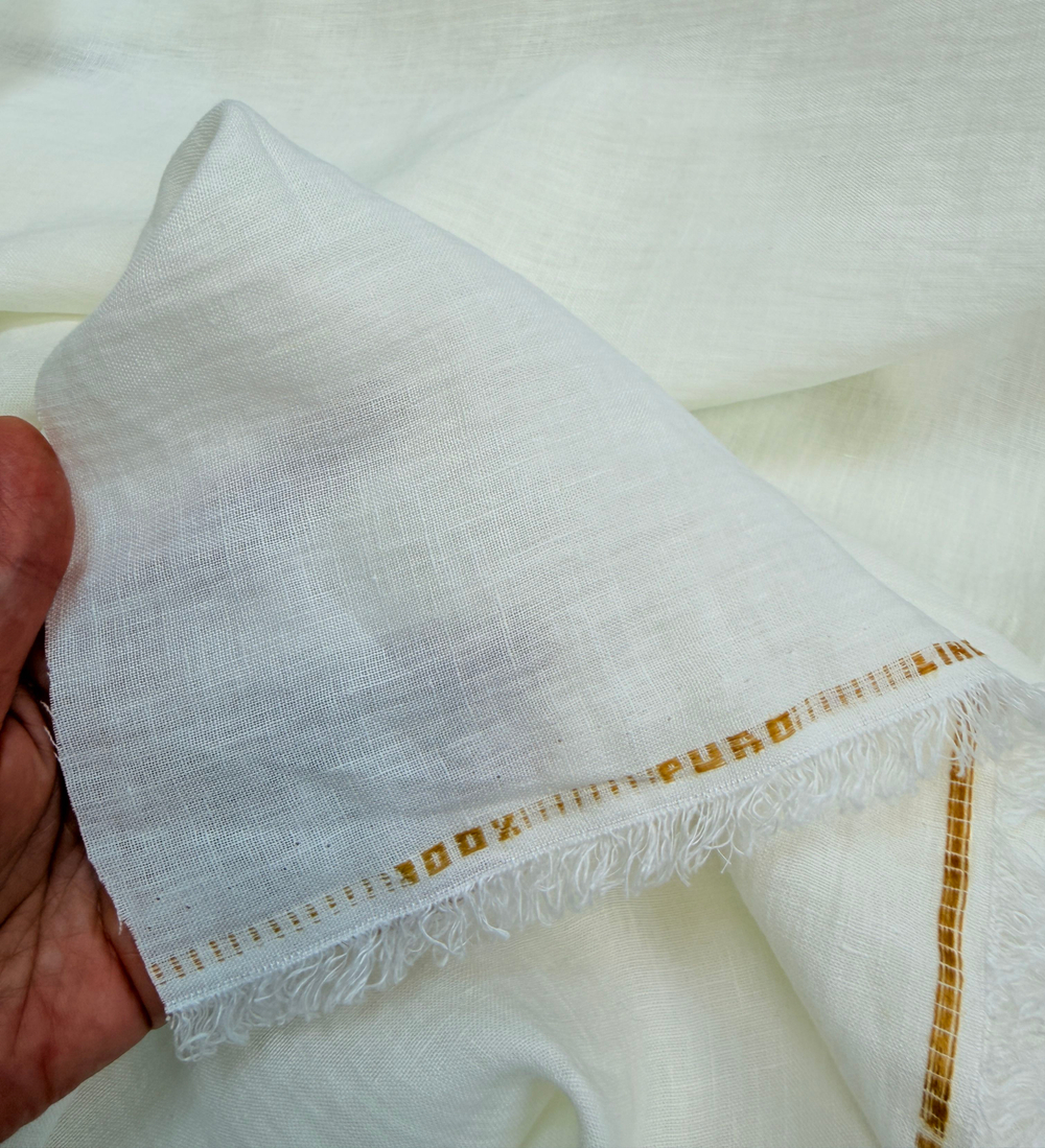 Ткань Лен Puro отрез 2,85м ш-150см. 100% супер-пластичный и легкий (Италия)