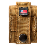 Набор Zippo в подарочной коробке (чёрная зажигалка Black Crackle и коричневый нейлоновый чехол)