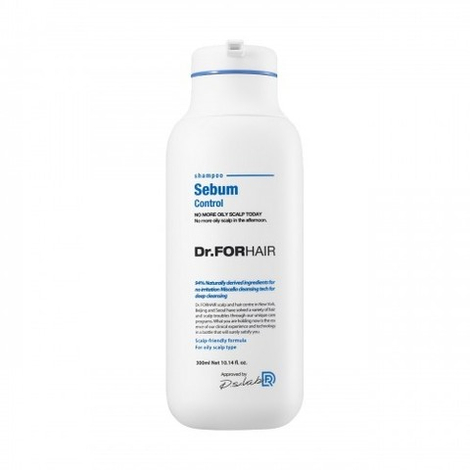 Шампунь от жирности кожи головы Dr.FOR HAIR Sebum Control Shampoo 300 мл