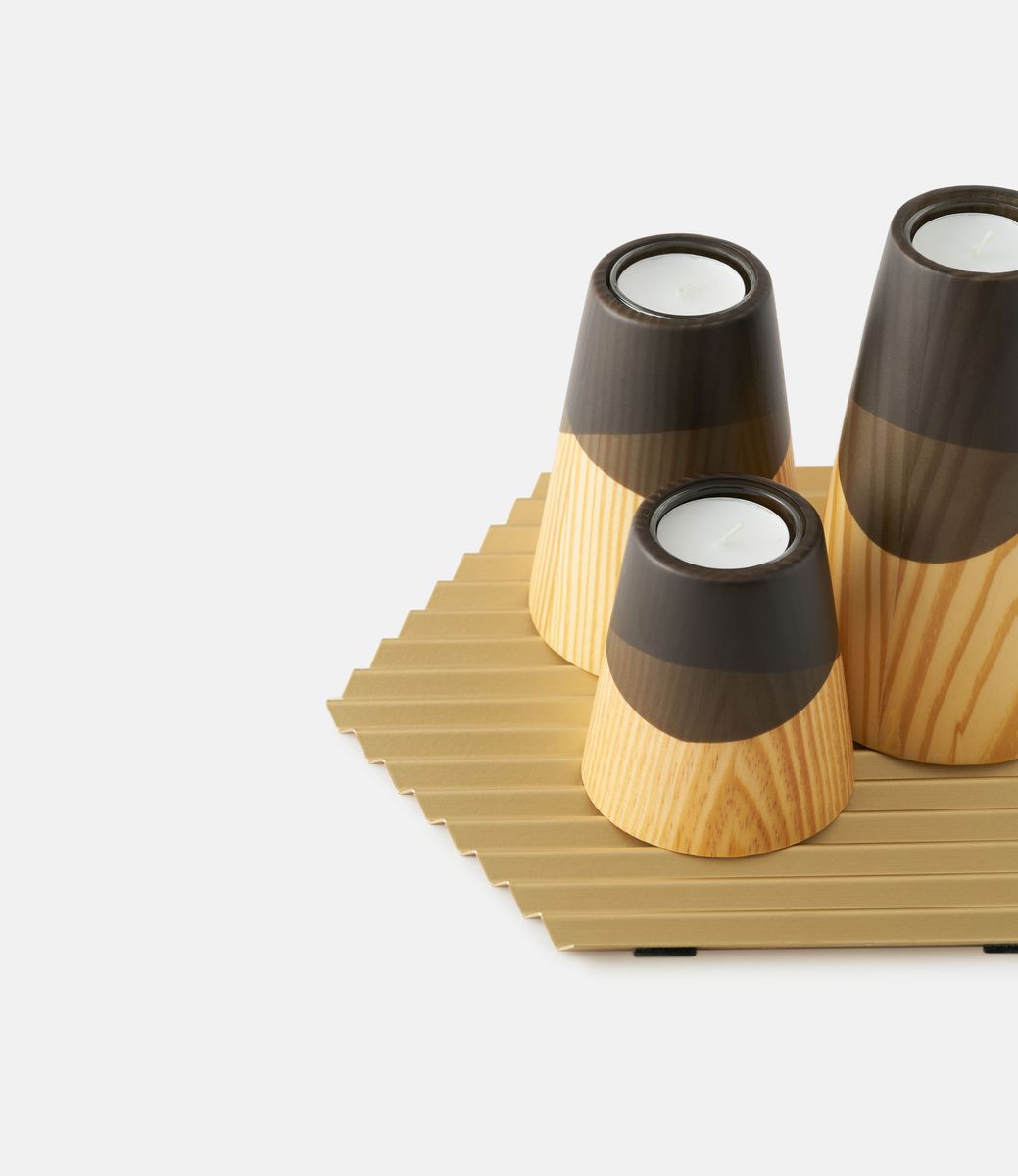 Woodendot Valle Gold — набор подставок из стали