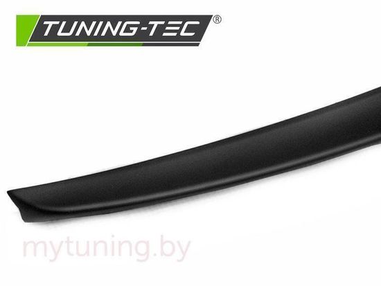 Спойлер на крышку багажника для Audi A4 B9 Sedan (15-18) черный матовый