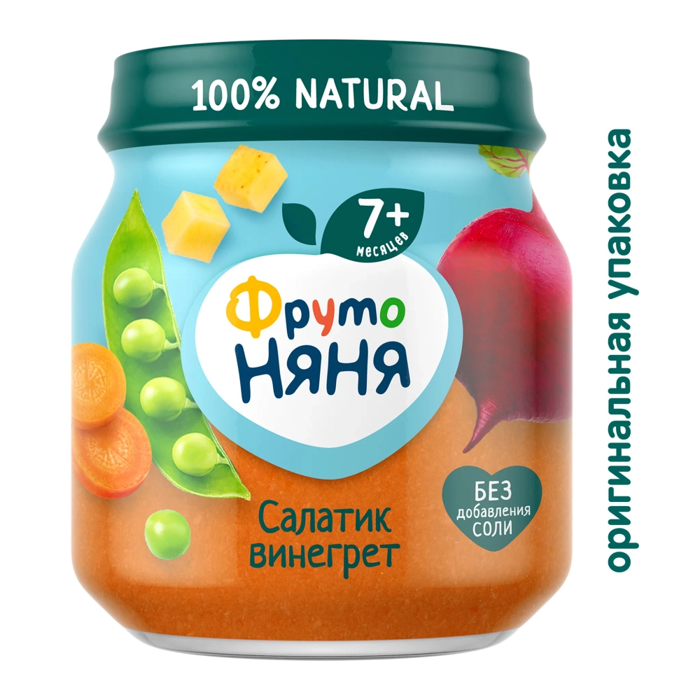 Пюре ФрутоНяня Салатик винегрет с 7 мес 110 г