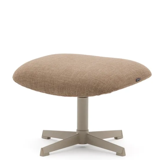 Крутящийся пуф Jaspe светло-коричневый