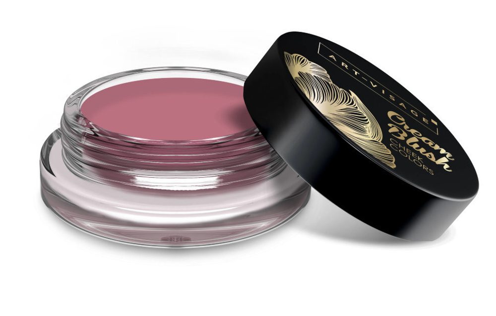 Art-Visage Румяна для лица Сream Blush, кремовые, тон №01, Ягодный сорбет, 5 гр