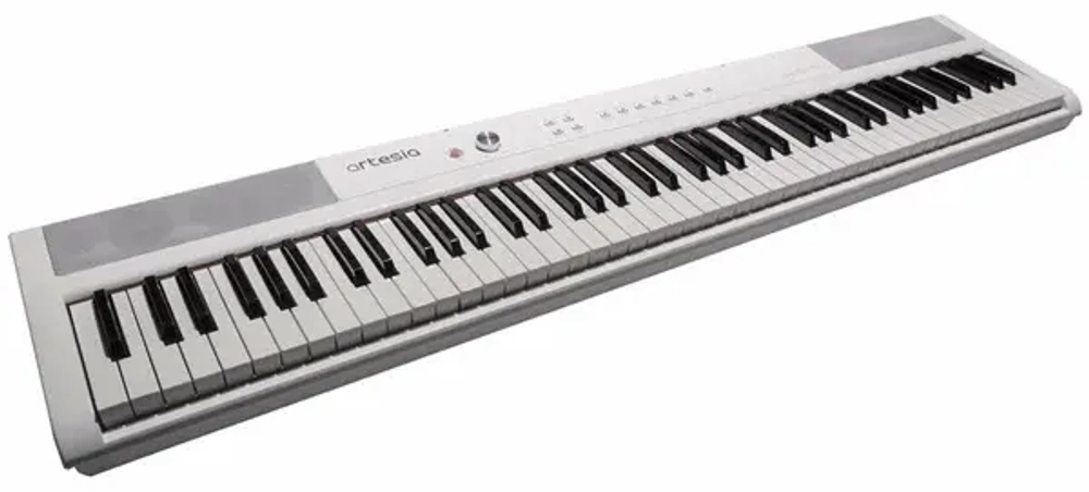 Artesia Performer White Цифровое фортепиано, 88 клавиш, полифония 32. Размер (ШxВхГ), мм 1276 х 182 х 273. Вес 9 кг. Цвет белый.