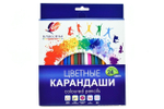 Карандаши 24цв. шестигран. дерев. "Классика" (Луч)