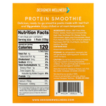 Designer Wellness, Протеиновый смузи, персик и манго, 4 упаковки по 120 г (4,2 унции)