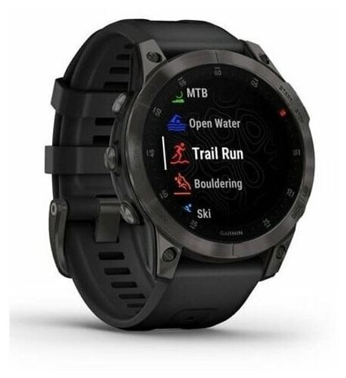 GARMIN EPIX 2 SAPPHIRE титановые черные DLC