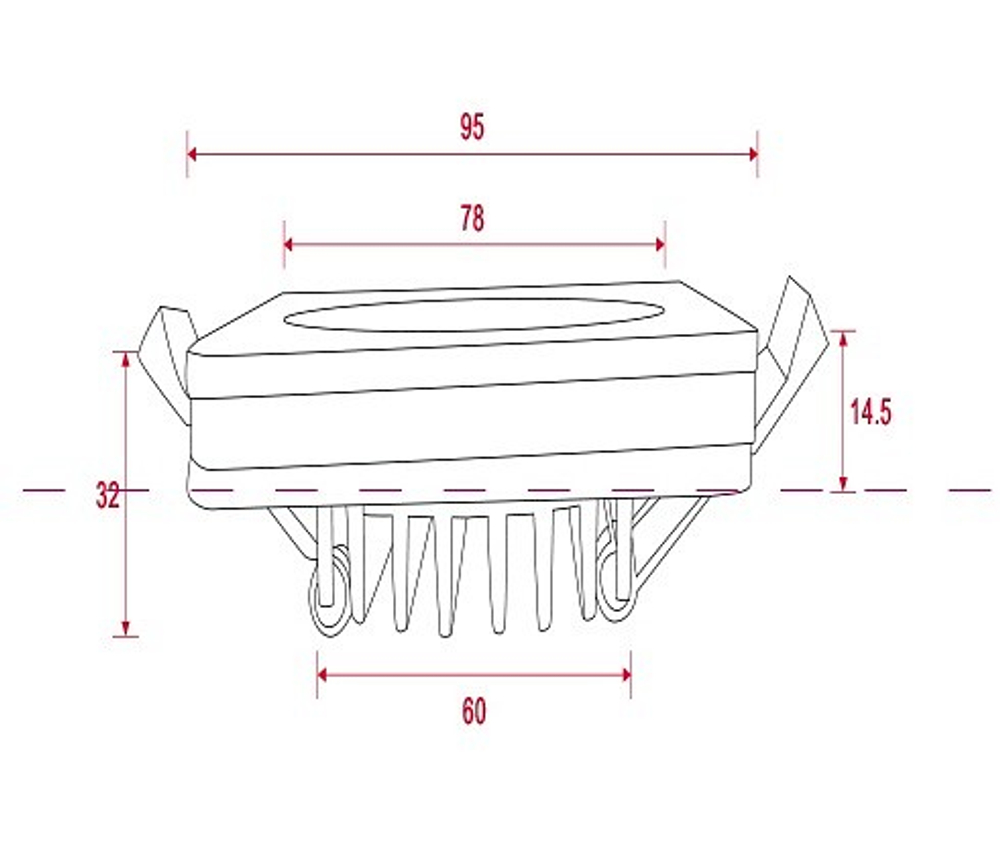 Встраиваемый светильник Maytoni Technical Phanton DL303-L12W