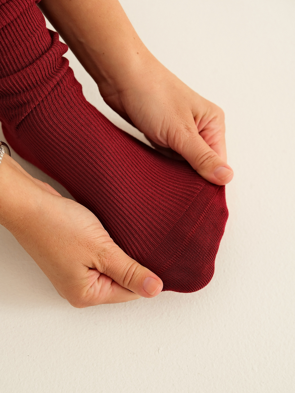 Носки в рубчик