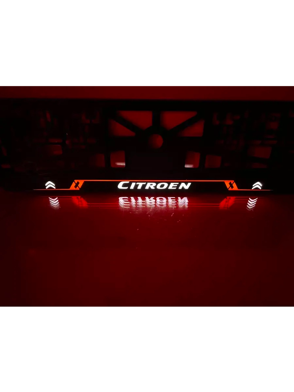 Рамка для номера с подсветкой RL. Citroen.