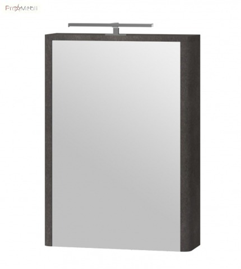 зеркальный шкаф ЮВЕНТА LvrMC-50 структурный камень