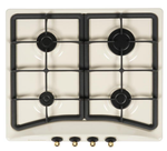 Поверхность варочная  Electronicsdeluxe 5840.00-001(топл. мол.,ручки золото,Ч.Р, газ/к, 58*50)Россия