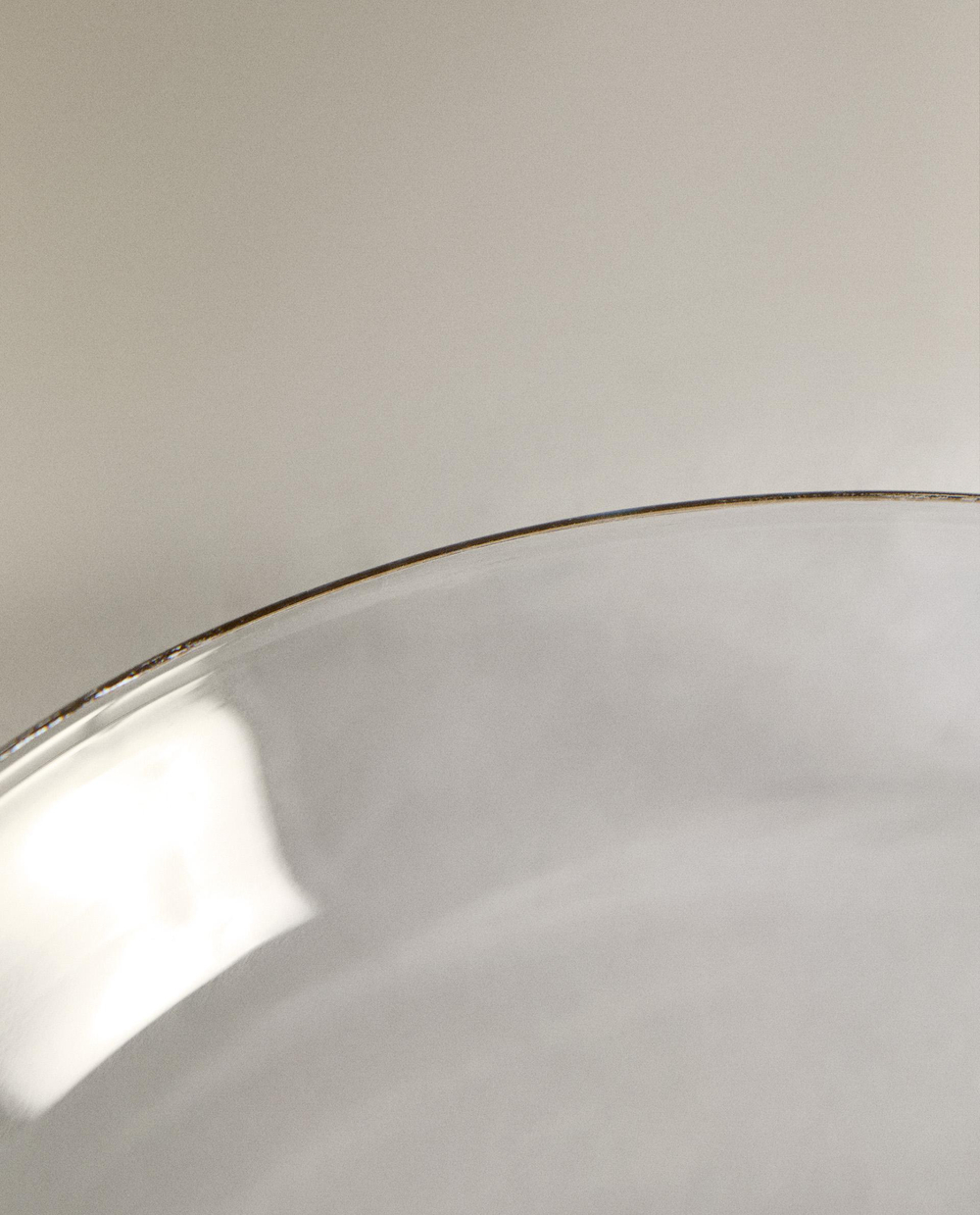 Zara Home тарелка пирожковая из боросиликатного стекла, цвет золотой, 13.5 см