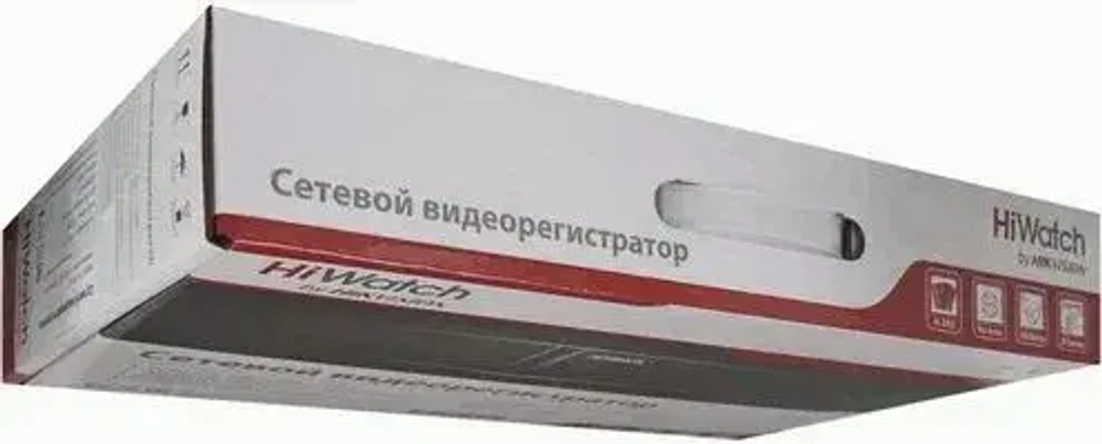 IP Видеорегистратор сетевой NVR HiWatch DS-N308P(D) 8 POE портов сетевой 8-ми канальный 8МП 4096x2160 30к/с на канал H.265+