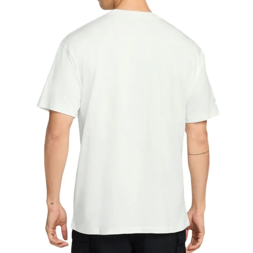 Мужская теннисная футболка Nike Club Rules Logo2 - summit white