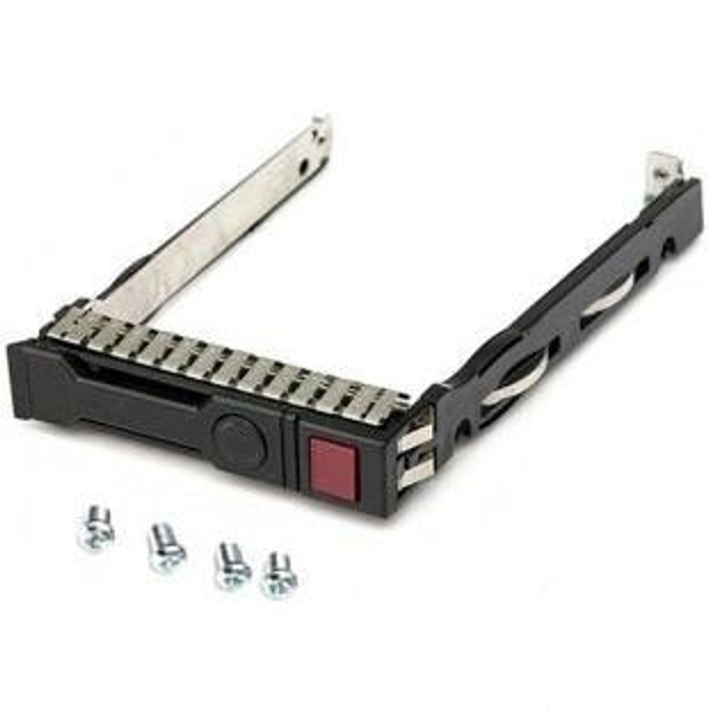 Салазки HP 651687-001 для 2.5 SAS/SATA дисков, совместимы с серверами серий Gen8/Gen9/Gen10 HP 2.5 SATA/SAS Tray Caddy для G8 G9 G10 651681-001 ref